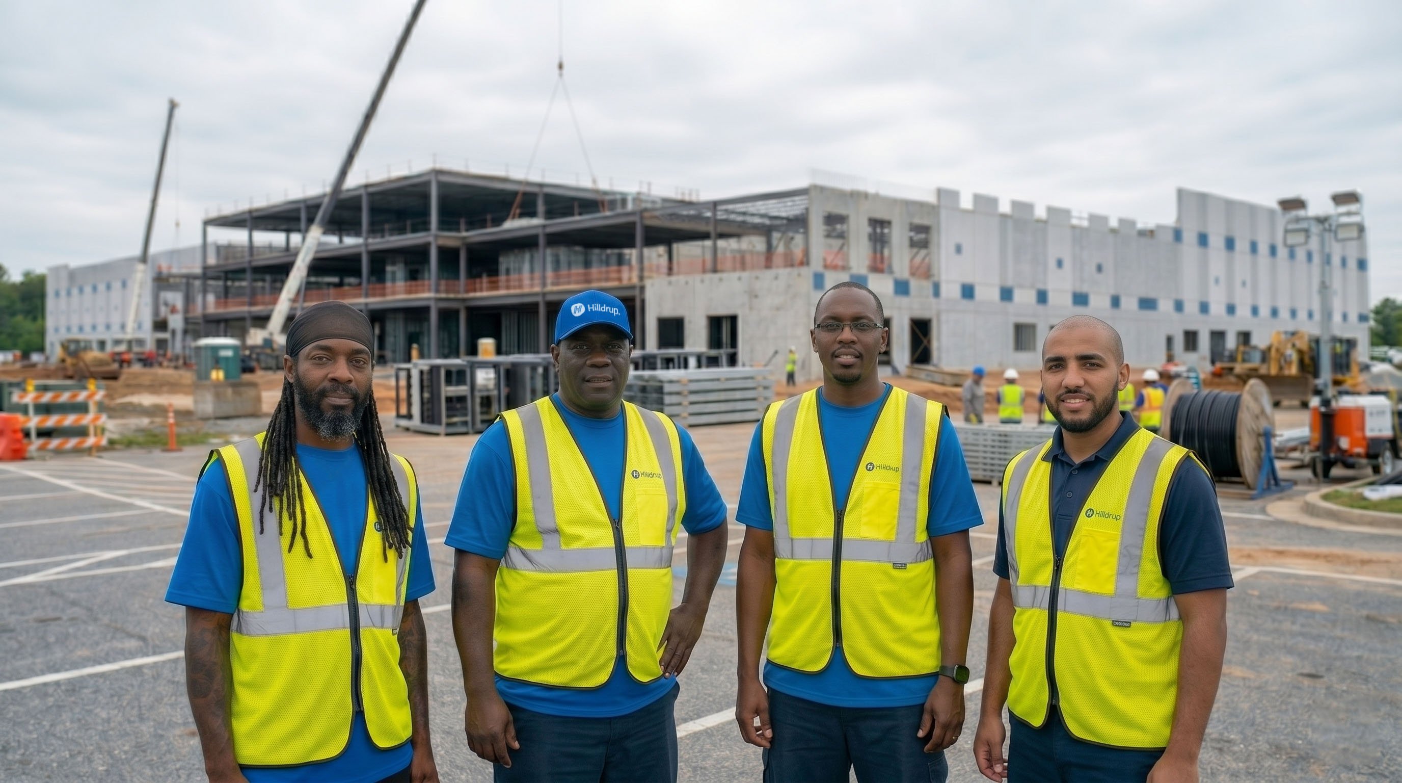 Hilldrup team on site
